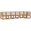 vidaXL Conjunto de sof&aacute;s de exterior 6 pcs Natural