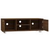 vidaXL Mueble para TV madera contrachapada marrón roble 120x40,5x35 cm