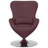 vidaXL Sill&oacute;n huevo Morado 63 x 73 x 90 cm tela