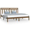vidaXL Estructura cama madera maciza marr&oacute;n miel Super King 180x200 cm