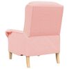 vidaXL sill&oacute;n Rosa 76 x 94 x 102 cm Tela de Sherpa suave