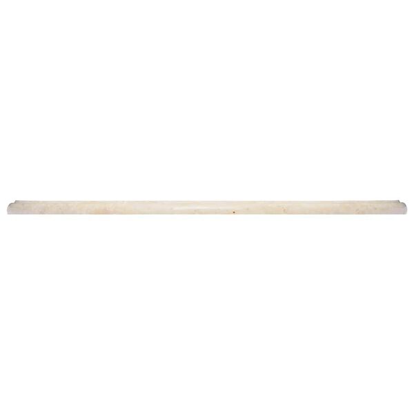 vidaXL Tablero para mesa m&aacute;rmol color crema &Oslash;60x2,5 cm