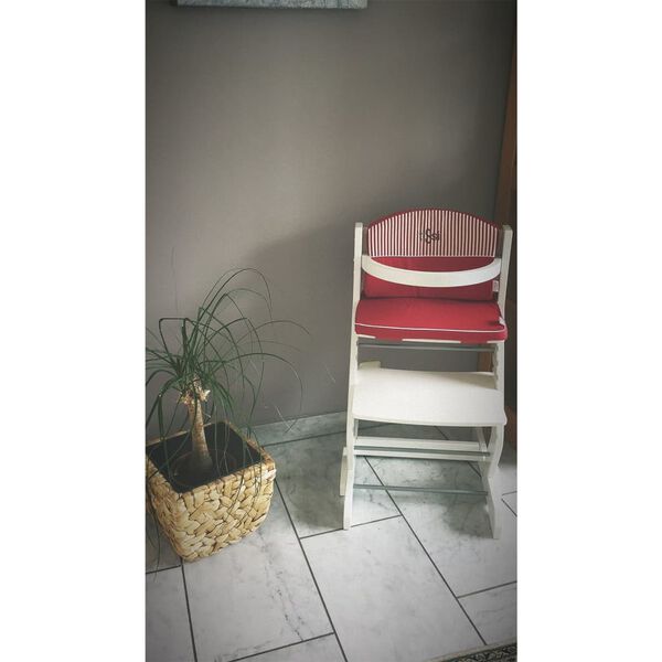 tiSsi Barra de pecho para trona para beb&eacute; blanco