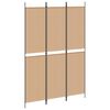 vidaXL Biombo de 3 Paneles Beige 150 x 220 cm Tela