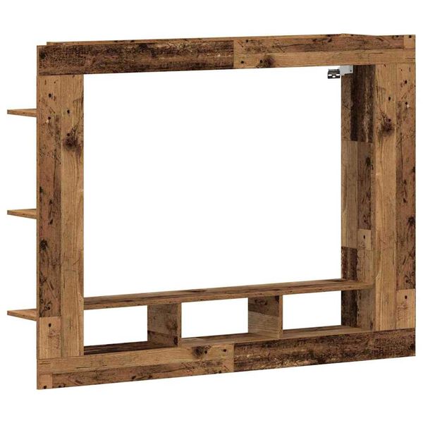 vidaXL Gabinete de TV Madera vieja 152 x 22 x 113 cm