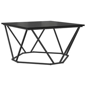 vidaXL Mesa de Caf&eacute; Roble Negro 80 x 80 x 45 cm