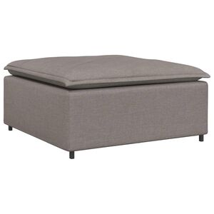 vidaXL Sof&aacute; modular con reposapi&eacute;s, color topo, 100 x 100 x 48 cm