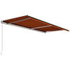 vidaXL Toldo manual retr&aacute;ctil naranja y marr&oacute;n 600x300 cm