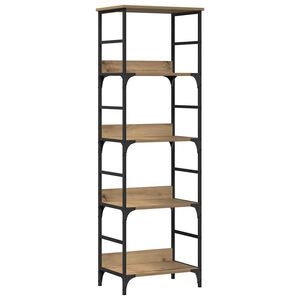 vidaXL Estanter&iacute;a de madera de ingenier&iacute;a roble artisan 50x33x153 cm