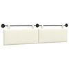 vidaXL Cabecera Colgante Liso Crema 210 x 55 x 5 cm Tela de Pana