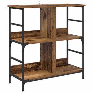 vidaXL Estante de libros 4 niveles 78.5 x 33 x 82 cm Madera vieja