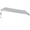 vidaXL Toldo retr&aacute;ctil autom&aacute;tico luz LED antracita blanco 400x350cm