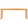 vidaXL Juego de comedor para jard&iacute;n 9 piezas madera maciza de teca