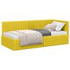 vidaXL Estructura de cama en esquina Amarillo 90 cm x 200 cm