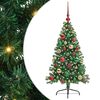 vidaXL &Aacute;rbol de Navidad Artificial Preiluminado Verde 120 cm PVC