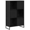 vidaXL Estanter&iacute;a para libros Roble Negro 68 x 30 x 108.5 cm