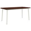 vidaXL Mesa de Comedor Cuadrada 160 x 80 x 75 cm Marr&oacute;n Oscuro
