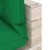 vidaXL Muebles de jard&iacute;n de palets 6 pzas y cojines madera de pino