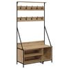 vidaXL Perchero para ropa Roble artisan 100 x 41 x 184 cm