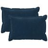 vidaXL Funda de almohada 2 pcs HOUTEN Azul 30 x 50 cm