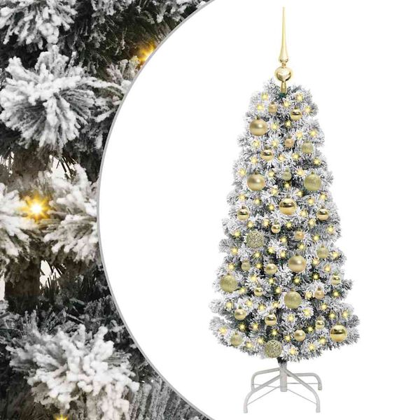 vidaXL Árbol de Navidad artificial con ramas articuladas 120 cm