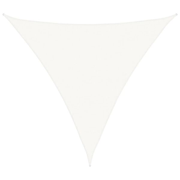 vidaXL Toldo de vela blanco HDPE 160 g/m&sup2; 6x6x6 m