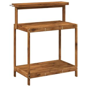 vidaXL Banco de Trasplante Exterior 86,5 x 48,5 x 106 cm Natural