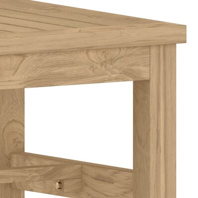 vidaXL Mesa de centro madera maciza de teca 45x45x30 cm