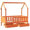 vidaXL Estructura de cama para ni&ntilde;os con cajones madera pino 70x140 cm
