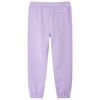 Pantalones de chándal infantiles color lila 92