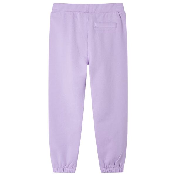 Pantalones de chándal infantiles color lila 92