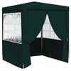 vidaXL Carpa profesional fiestas con paredes verde 90 g/m² 2,5x2,5 m