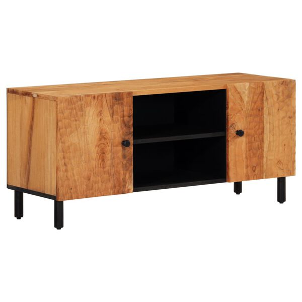 vidaXL Mueble de TV madera maciza de acacia 105x33x46 cm