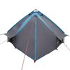 vidaXL Tienda tipi con techo Azul y gris 490 x 410 x 210 cm