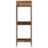 vidaXL Armario para lavadora Madera vieja 67,5 x 68 x 200 cm