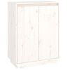 vidaXL Zapatero de madera maciza de pino 60x35x80 cm