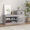 vidaXL Mueble zapatero madera contrachapada gris Sonoma 100x42x60 cm
