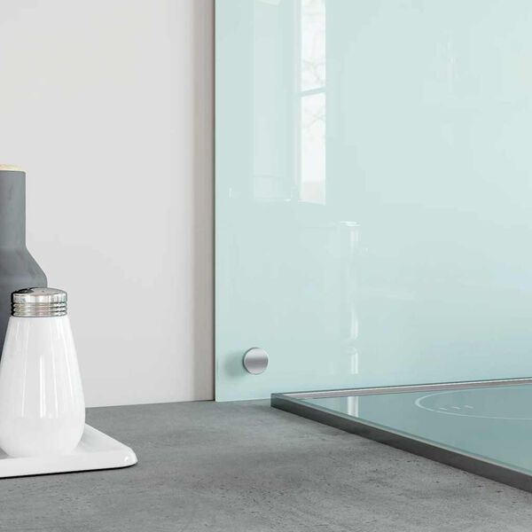 vidaXL Protecci&oacute;n salpicaduras cocina vidrio templado color leche 70x50 cm