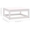 vidaXL Juego de muebles de jard&iacute;n 9 pzas y cojines madera pino maciza