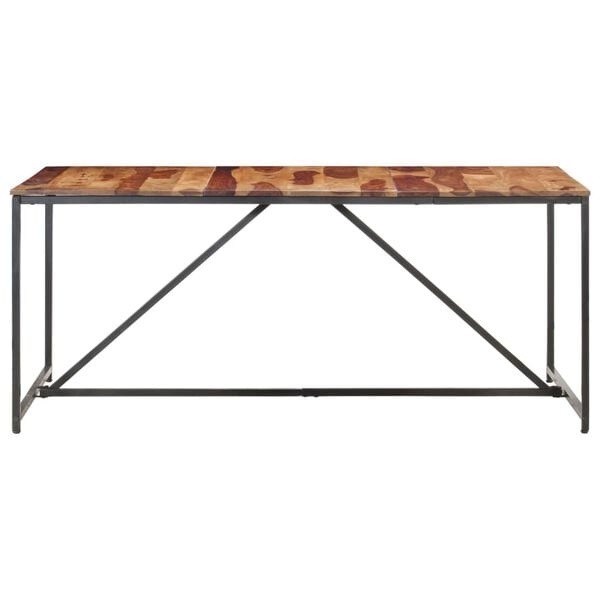 vidaXL Mesa de comedor madera maciza 180x90x76 cm