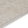 vidaXL Conjunto de alfombrillas de ba&ntilde;o de tela 2 piezas blanco