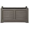 vidaXL Jardinera gris 80x42,5x42 cm PP
