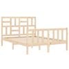 vidaXL Estructura de cama sin colch&oacute;n madera de pino maciza 120x200 cm