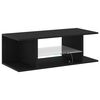 vidaXL Mueble de TV Roble Negro 90 x 39 x 30 cm Madera de ingenier&iacute;a