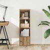 vidaXL Estanter&iacute;a de madera de ingenier&iacute;a roble artisan 31x24x102 cm