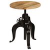 vidaXL Mesa de bar madera maciza de mango 60x(76-110) cm