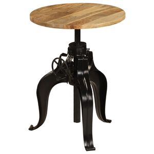vidaXL Mesa de bar madera maciza de mango 60x(76-110) cm