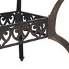 vidaXL Juego de comedor de jard&iacute;n 5 piezas aluminio fundido bronce