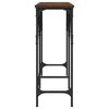 vidaXL Mesa consola madera de ingenier&iacute;a marr&oacute;n roble 180x29x75 cm