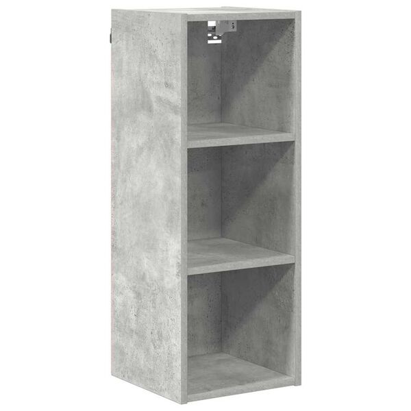 vidaXL Mueble colgante Gris Concreto 30 x 29,5 x 80 cm